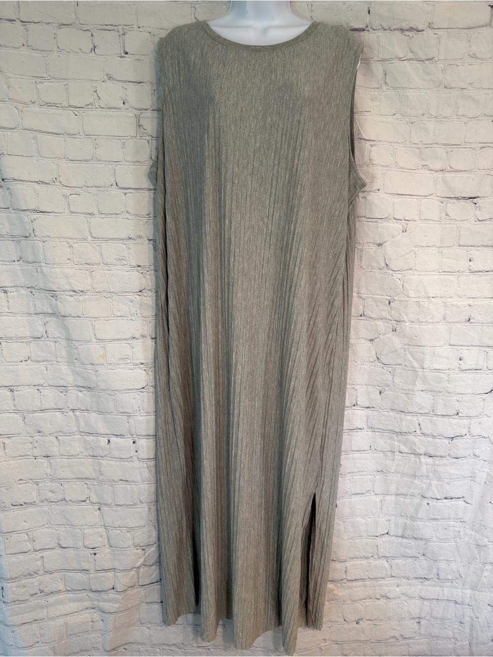 a new day Grey Heather Sleeveless Maxi Dress XXL